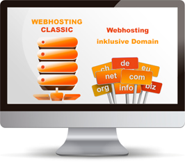 Webhosting inklusive Domain